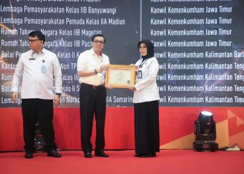 Kemenkumham Jatim Borong Delapan Penghargaan Dalam Refleksi Akhir Tahun 2023