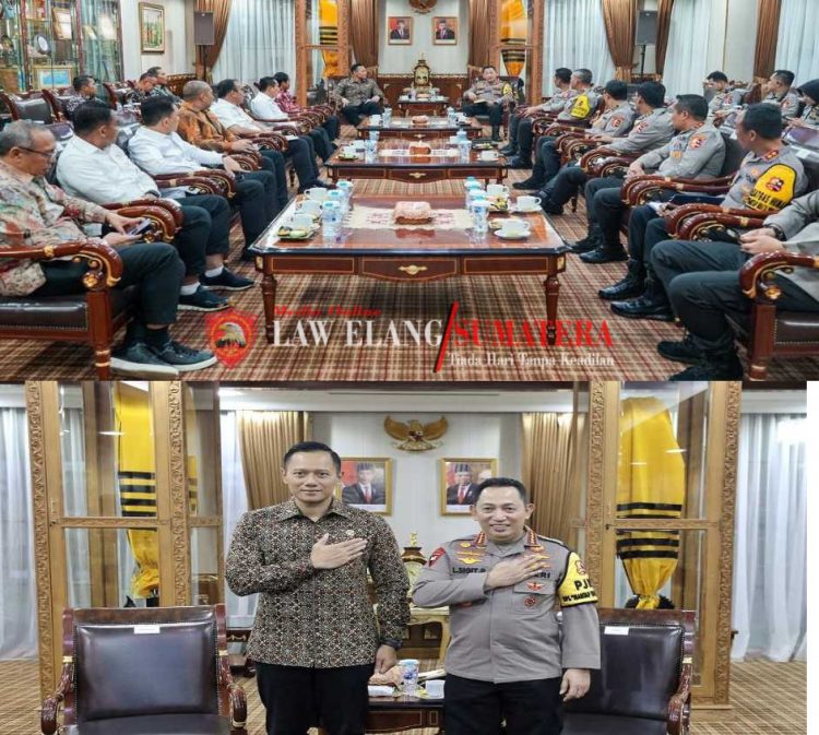 Menteri ATR dan Kapolri Perkuat Kerjasama dalam Penanganan Masalah Pertanahan