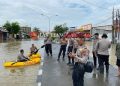 Update Situasi Banjir Semarang Dilaporkan Dari Polrestabes Semarang