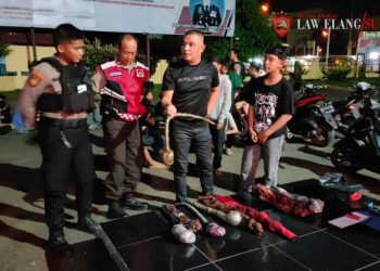 POLRES KETAPANG AMANKAN 29 REMAJA Yang  DI Duga Melakukan Perang Sarung