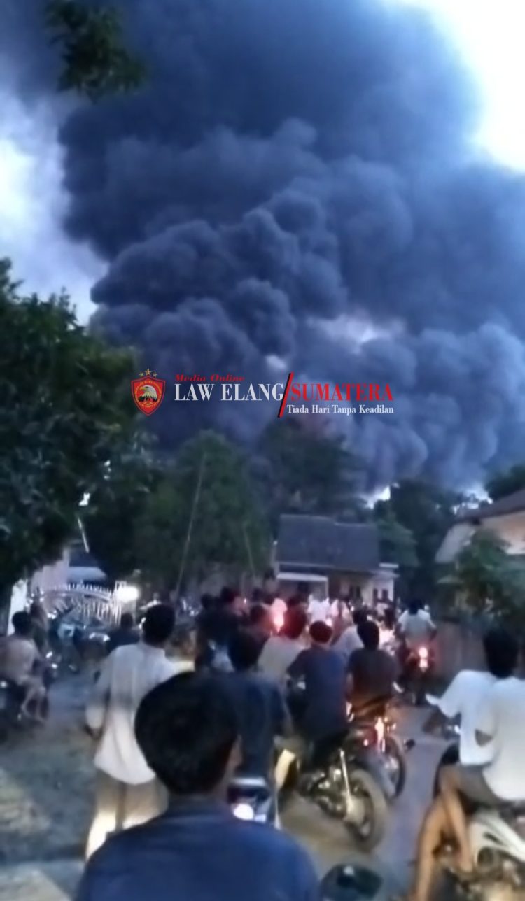 Terjadi lagi kebakaran hebat tempat masakan minyak ilegal Terbakar/Meledak