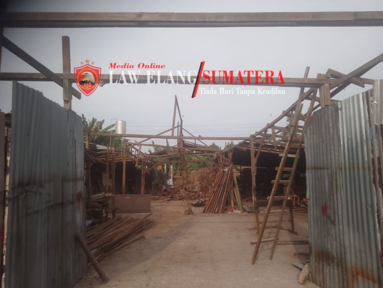 Diduga Izin Sudah Mati Pemilik Sawmill Kayu Bekas Diduga Bermain Dengan Oknum Kepolisian Deli Serdang