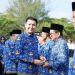 Bupati Ogan ilir Memimpin Apel Gabungan Pemerintah Kabupaten Ogan Ilir Sekaligus Halal Bihalal Idul Fitri 1445H/ 2024M.