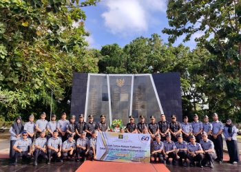 Peringati HBP ke-60, Lapas Sekayu Gelar Upacara Tabur Bunga di TMP Kusuma Bangsa