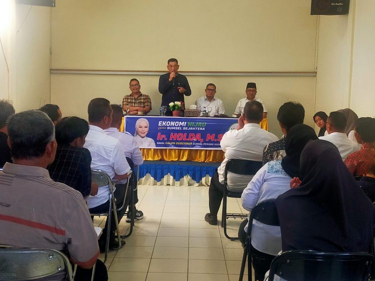 Kedatangan Tim Sukses Balon Gubernur Sumsel Holda, Disambut Antusias Masyarakat Sekayu Dan Sekitarnya.