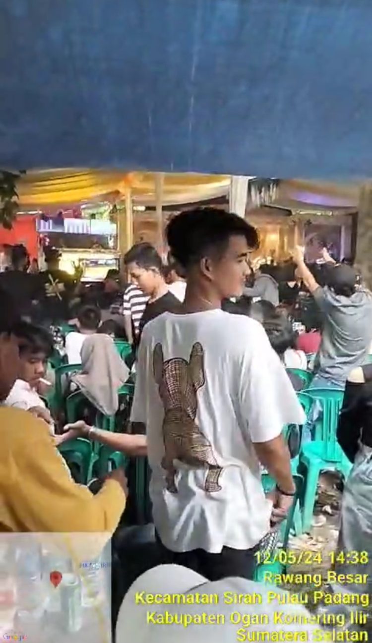 Diduga memutar musik Remik OT Shangrila melangar Aturan polda sumsel kapolres Oki harus bertindak tegas