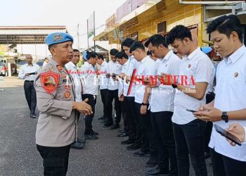 POLRES MUBA GELAR RAZIA MENDADAK UNTUK CEGAH JUDI ONLINE DI KALANGAN ANGGOTA POLRES MUBA