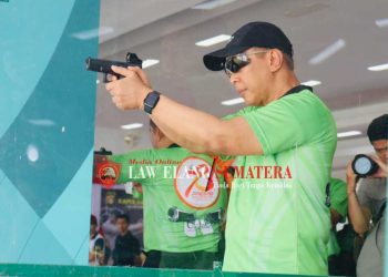 KAPOLDA SUMSEL BUKA KEJUARAAN MENEMBAK KAPOLDA CUP 2024 DALAM RANGKA HARI BHAYANGKARA KE-78