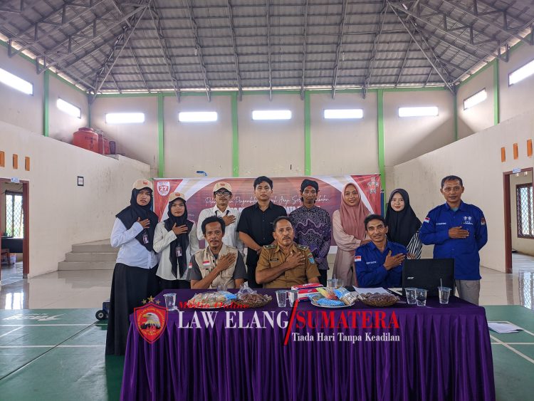 Pelantikan  Pantarlih Pilkada 2024 Desa Tanjung Pule Kec.Indralaya Utara
