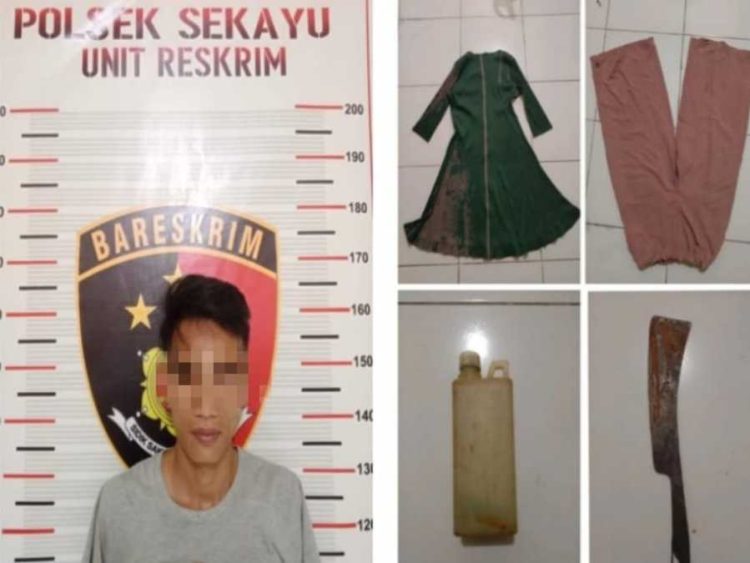TERSANGKA PERCOBAAN PEMBUNUHAN DI SEKAYU DITANGKAP, UNIT RESKRIM POLSEK SEKAYU