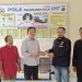 KEPALA DESA MARIBAYA SERAHKAN SENPI RAKITAN KE POLSEK PEDAMARAN TIMUR