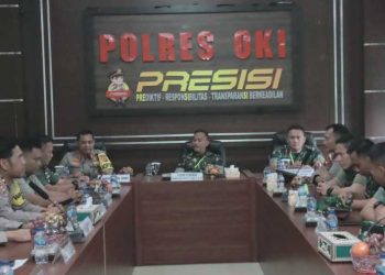 POLRES OKI SAMBUT KUNJUNGAN SESKOAD DALAM RANGKA KKL WILHAN 2024