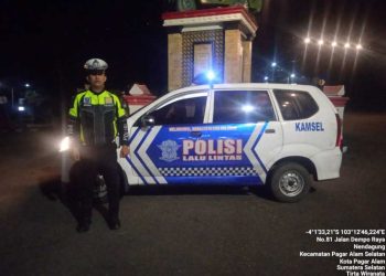 POLRES PAGARALAM LAKSANAKAN BLUE LIGHT PATROL UNTUK CIPTAKAN SITUASI KAMTIBMAS YANG KONDUSIF