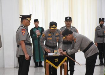 POLDA BABEL GELAR SERTIJAB 2 PJU DAN 3 KAPOLRES DI JAJARAN POLDA BABEL