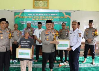 SAMBUT TAHUN BARU ISLAM POLRES MUARA ENIM GELAR ISTIGHOSAH 