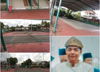Rahabelitasi Lapangan tenis Pemkot kota Palembang tahun 2022 diduga ajang korupsi…