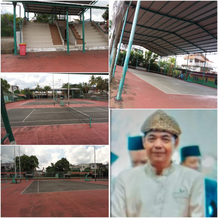Rahabelitasi Lapangan tenis Pemkot kota Palembang tahun 2022 diduga ajang korupsi…