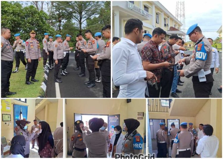 Kegiatan Gaktibplin Bid Propam Polda Sumsel Di Polres Oku