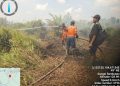 Memasuki musim kemarau di ogan ilir kebakaran dan titik api ada di mana mana