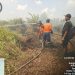 Memasuki musim kemarau di ogan ilir kebakaran dan titik api ada di mana mana