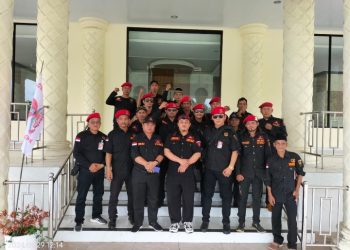 KETUA DPD GRIB JAYA SUMSEL SATRIA AMRI RAMADHAN DAN DPC GRIBJAYA MUBA BESERTA PAC- PAC DI MUBA DATANG MENGHADIRI PELANTIKAN DPD GRIBJAYA PROVINSI JAMBI