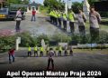 Polres Lahat Gelar Apel Pagi Operasi Mantap Praja 2024, Siapkan Pengamanan Maksimal untuk Pemilu