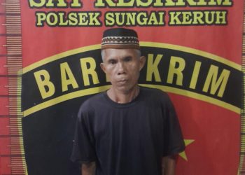 Polsek Sungai Keruh berhasil mengamankan pelaku tindak pidana pembunuhan