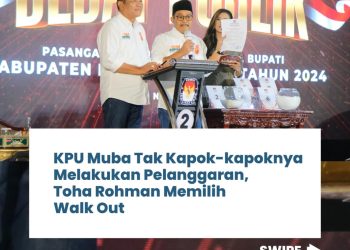 KPU Muba Tak Kapok-kapoknya Melakukan Pelanggaran, Toha Rohman Memilih Walk Out