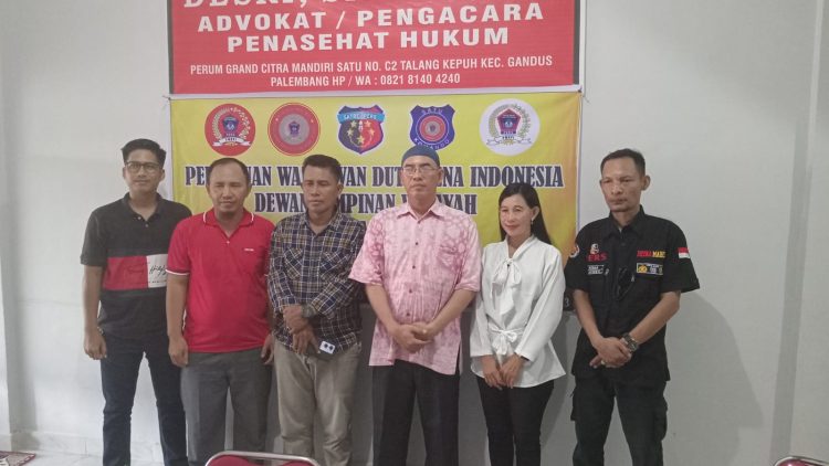 DPW PWDPI SUMSEL di Kunjungi Bakesbangpol Provinsi Sumatera Selatan