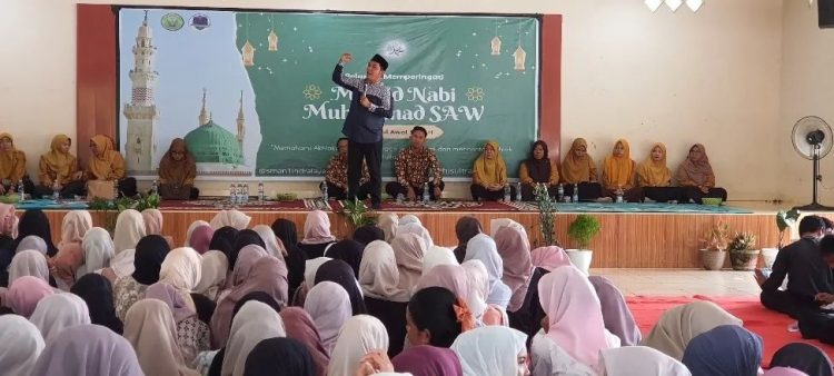 Semarak Maulid Nabi Di SMAN,1 Indralaya Utara Berlangsung Aman dan Kondusif,