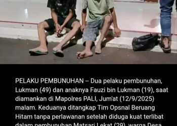 Kronologi Menantu di PALI Dibunuh Mertua & Ipar, Berawal Kepergok Tidur di Kamar Anak Perempuan,