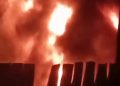 Kebakaran hebat Terjadi Lagi Kapolsek Keluang Tutup Mata