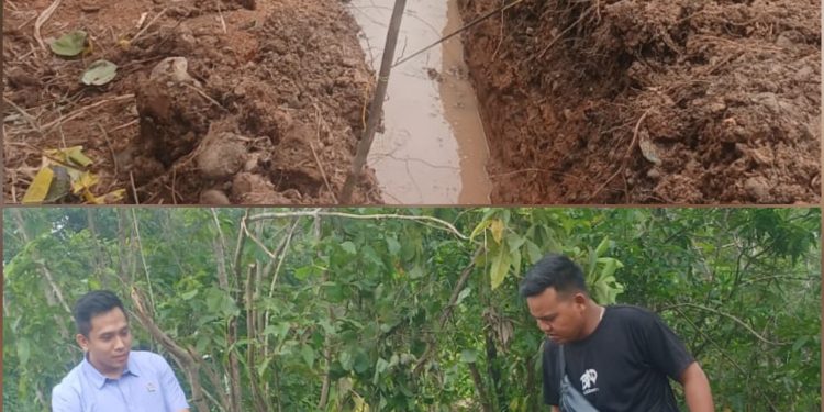 Galian Pipa Pertamina di SP11 Desa Jemenang Gerus Badan Jalan,anggota DPRD Muara Enim buka suara Tegaskan Jalan Milik Pemerintah dan Masyarakat