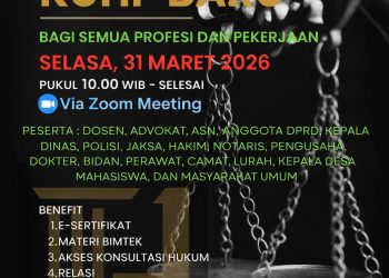 SAATNYA SEMUA PROFESI MEMAHAMI HUKUM PIDANA BARU!