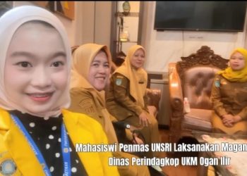 Mahasiswi Pendidikan Masyarakat UNSRI Laksanakan Magang di Dinas Perindagkop UKM Ogan Ilir, Perkuat Kompetensi Administrasi dan Pelayanan Masyarakat,